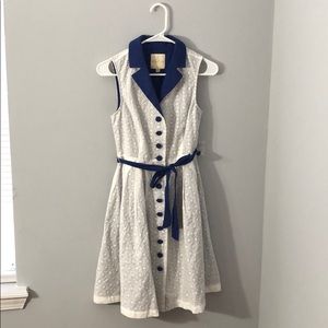 Modcloth community brunch shirt dress XS